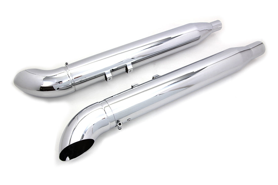 V-Twin M8 turn out muffler set exhaust for motorcycle, SKU 30-1750