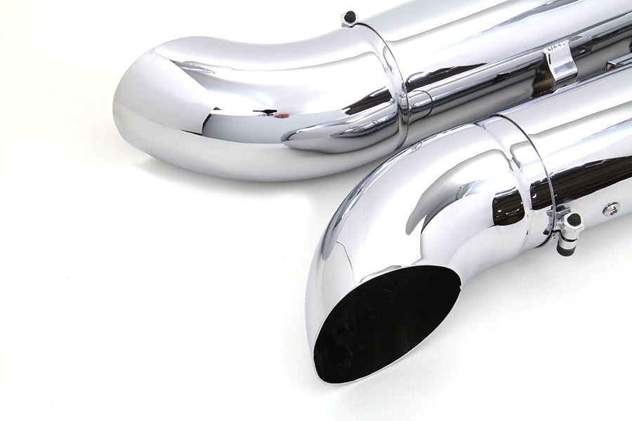 V-Twin M8 turn out muffler set for motorcycle exhaust, SKU 30-1750