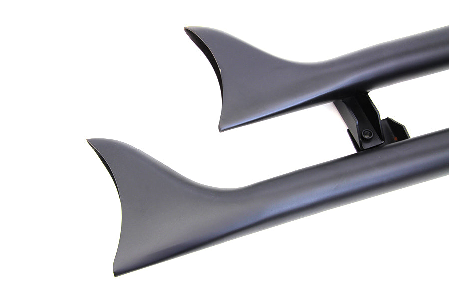 V-Twin Indian Straight Fishtail exhaust set in black, model 30-1762