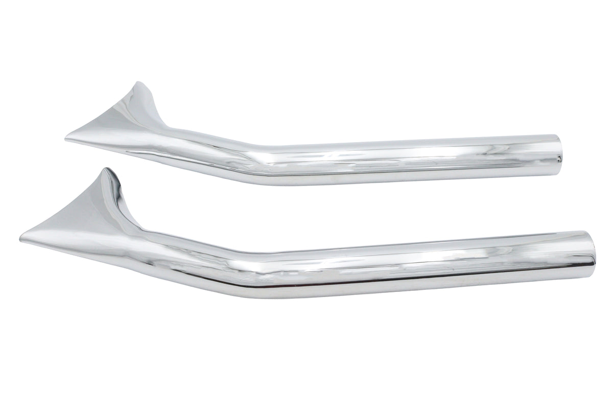 V-Twin 30-1769 25-inch upsweep fishtail exhaust tips set 恒一
