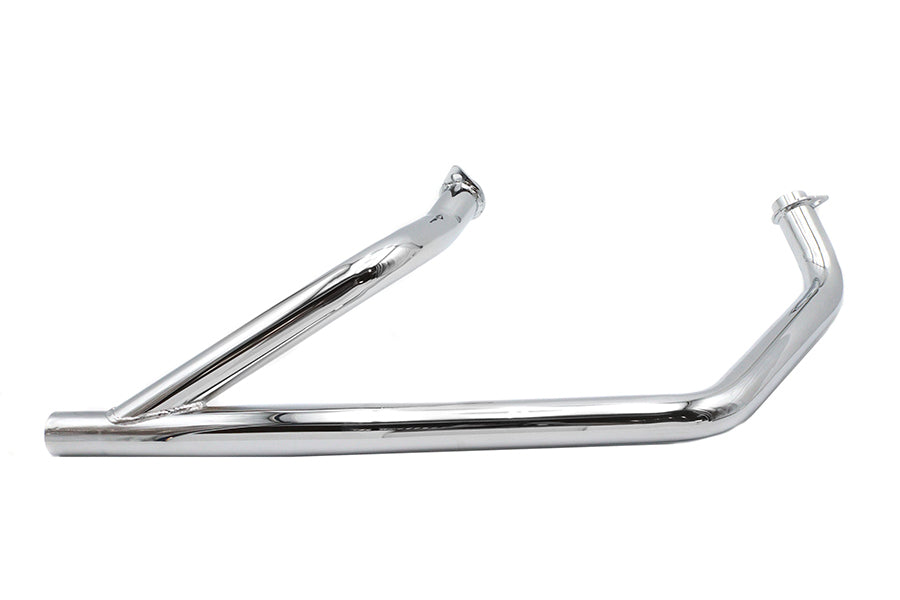 V-Twin 30-1834 2:1 FX exhaust header in chrome finish