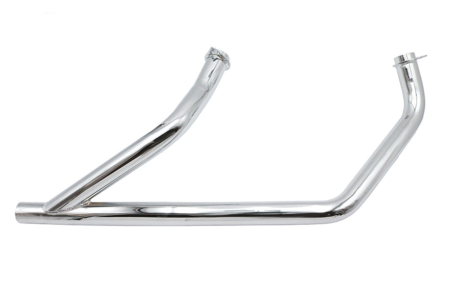 V-Twin 30-1834 2:1 FX exhaust header in polished chrome finish