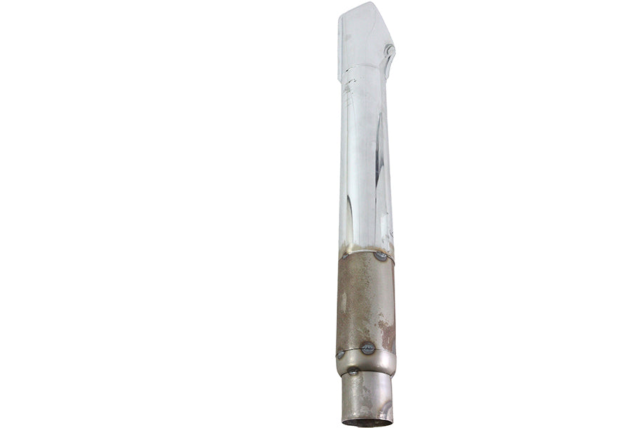 V-Twin 1967 style right side large muffler in chrome for motorcycle exhaust