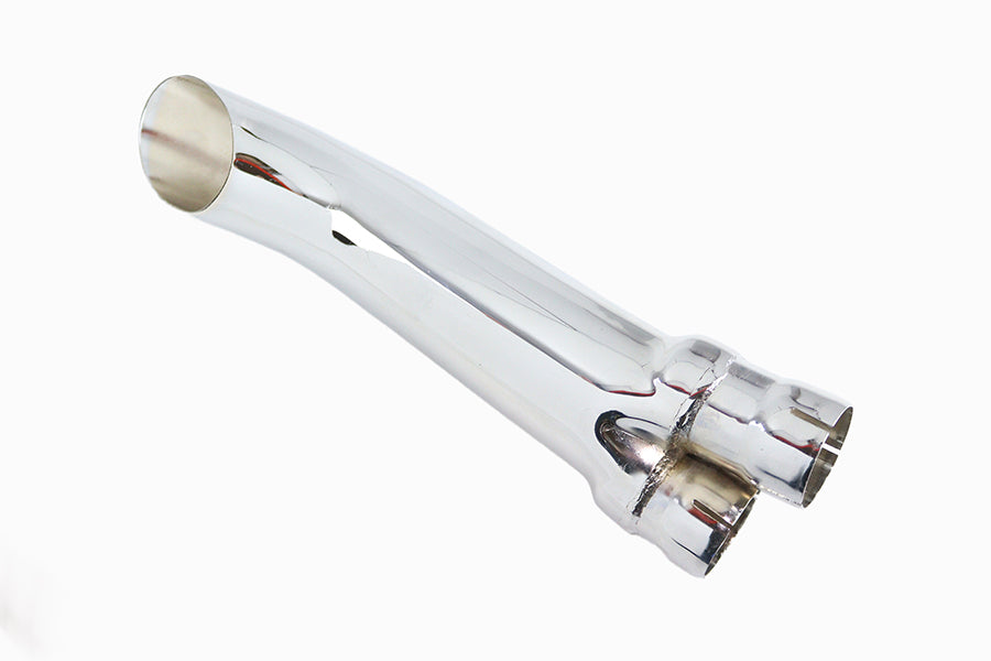 V-Twin 20-inch 2:1 upsweep chrome exhaust muffler for motorcycles
