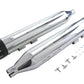 Wyatt Gatling 301900 Muffler Set, Chrome with Black Dagger Tips