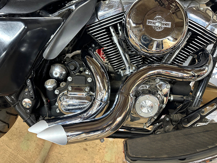 Ultima RW003C Loud Mouth Exhaust Header Set Chrome