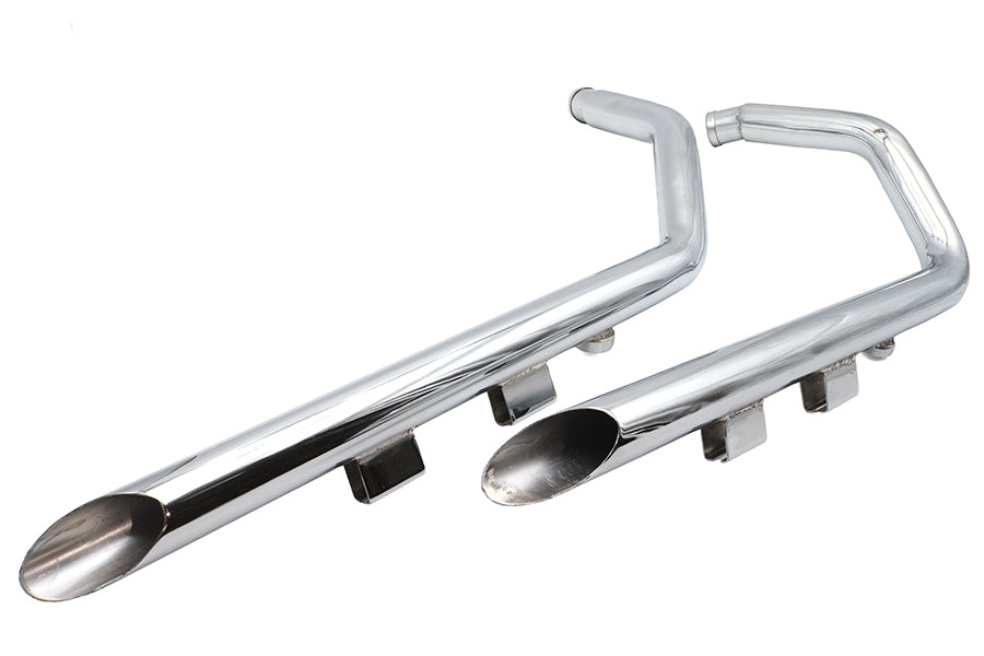 Ultima 60-218 Exhaust 2-Inch Drag Pipe Set with Slash-Cut Ends