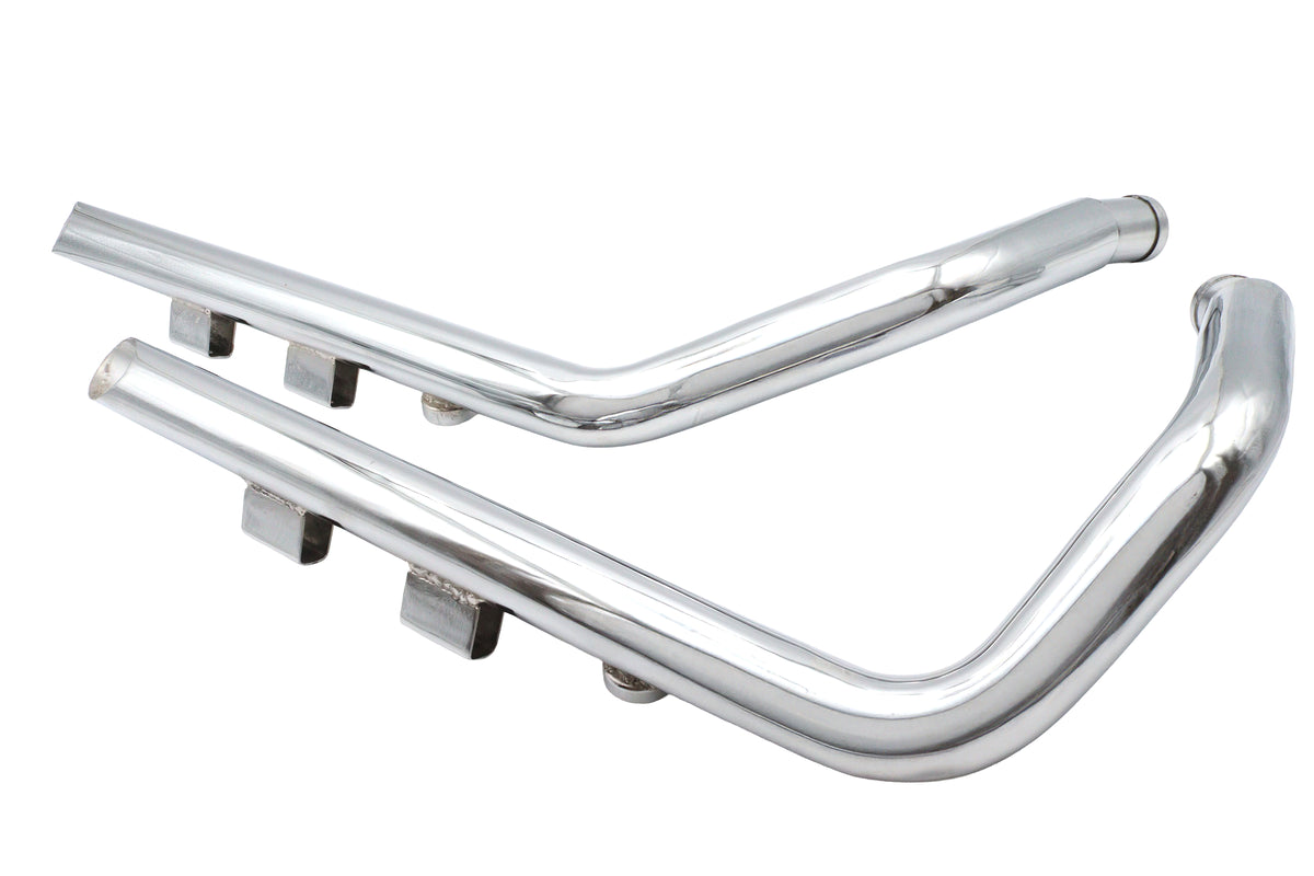 Ultima 60-218 Exhaust 2-Inch Drag Pipe Set with Slash-Cut Ends