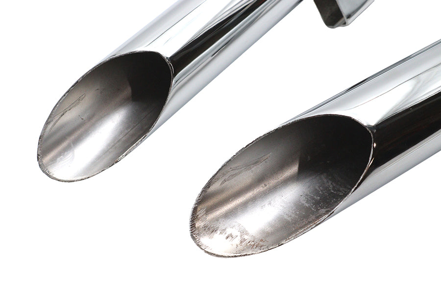 Ultima 60-218 Exhaust 2-Inch Drag Pipe Set with Slash-Cut Ends