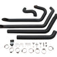 Wyatt Gatling 2476 FXST Street Fighter Drag Pipe Set, Black