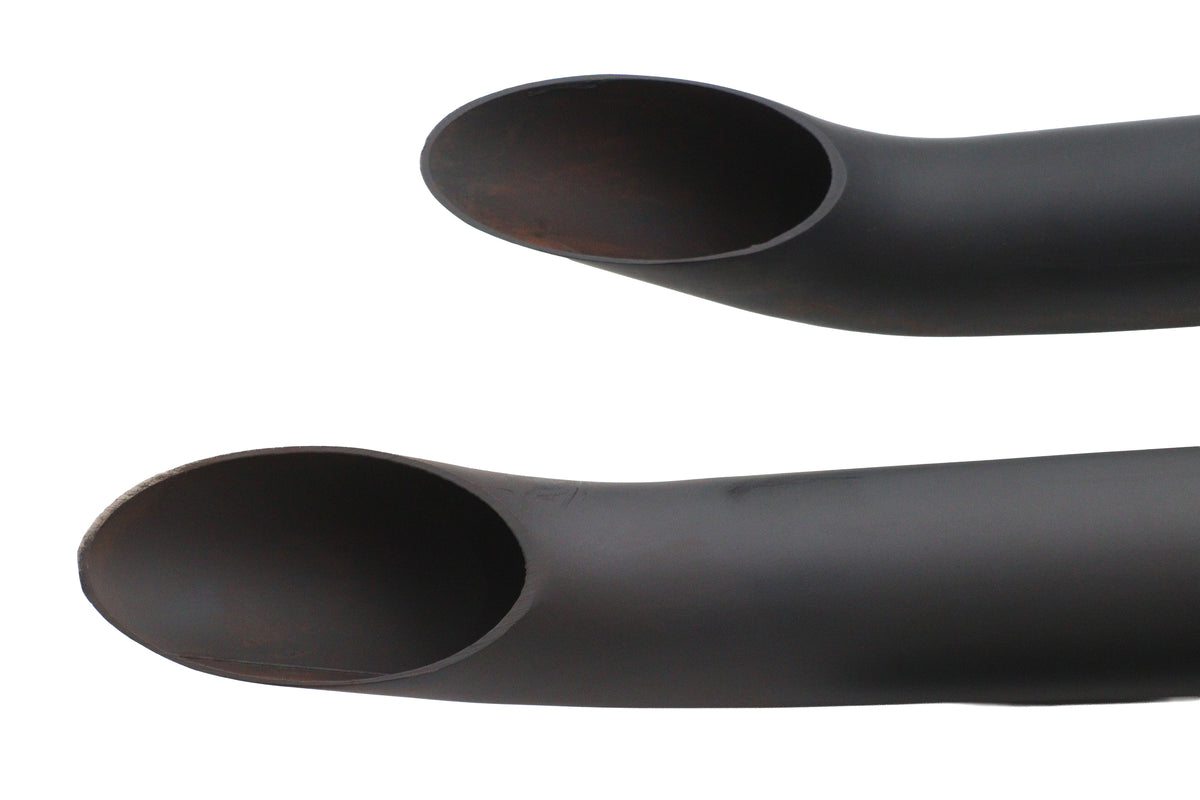 Wyatt Gatling 2476 FXST Street Fighter Drag Pipe Set, Black
