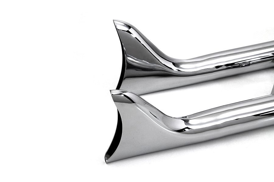 V-Twin 30-3049 Indian Straight Fishtail Set Chrome