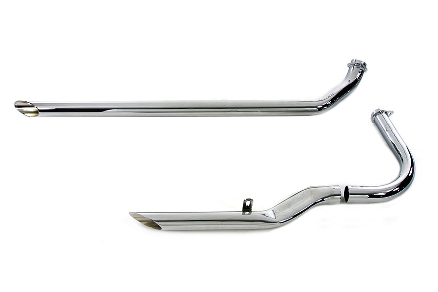 Paughco 713D40-HYD 1-3/4-Inch Rigid Shotgun Shovelhead Header Set