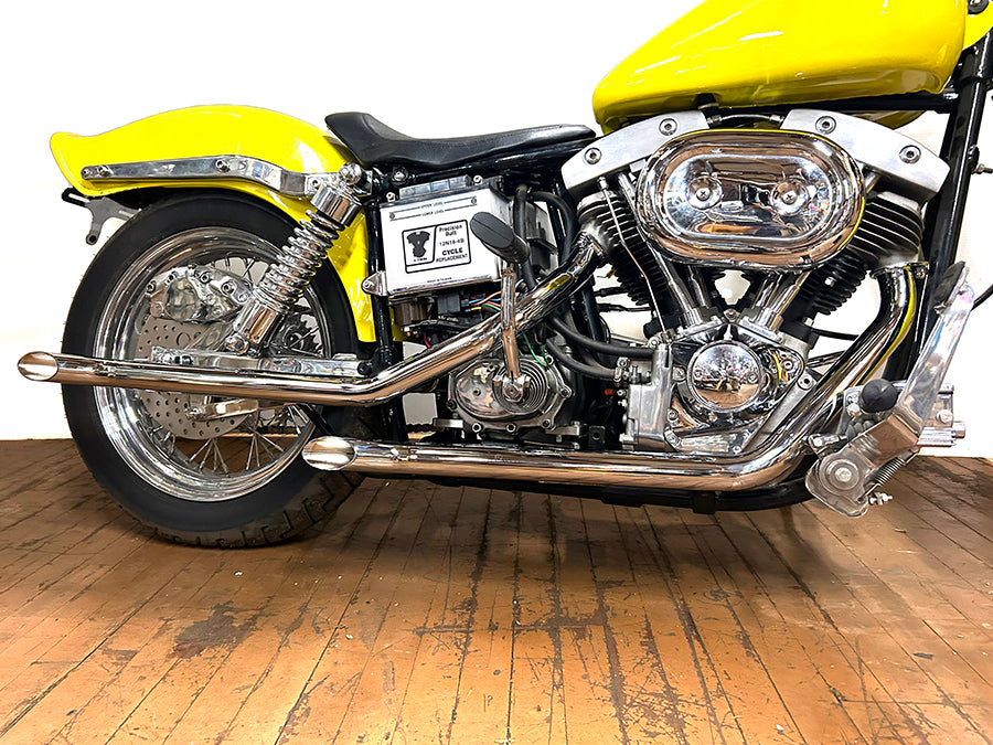 MCM 3607 FXE Goose Drag Pipe Set Chrome