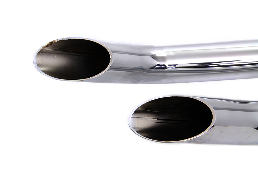 MCM 3607 FXE Goose Drag Pipe Set Chrome