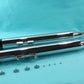 V-Twin 3084/3086 chrome muffler set with slash-cut end tips for motorcycle exhaust