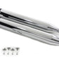 V-Twin 1469 chrome muffler set with black gun barrel ends for motorcycle exhaust