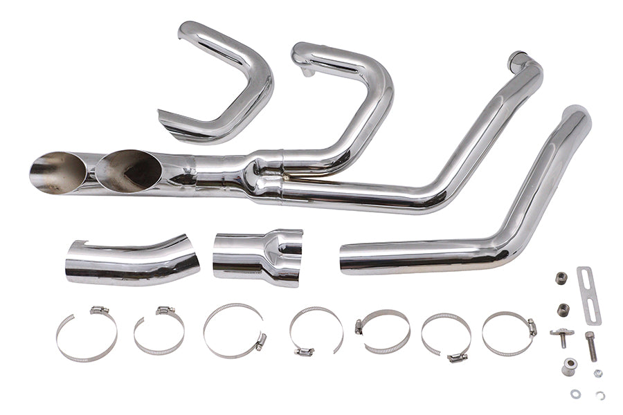 Wyatt Gatling Afterburner chrome exhaust system 30-4859 for motorcycle