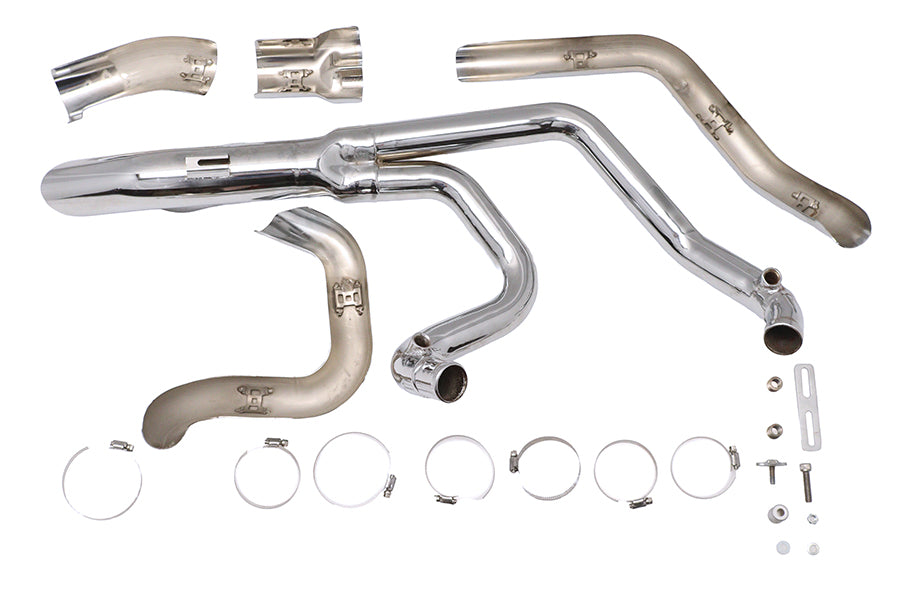 Wyatt Gatling Afterburner chrome exhaust system 30-4859 close-up