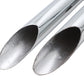 Ultima 60-206 Chrome Drag Pipe Set, Slash Cut