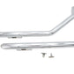 Ultima 60-207 chrome drag pipe exhaust set with slash-cut tips