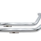 Ultima 60-208 chrome drag pipe exhaust set with slash-cut tips