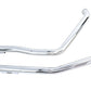 Ultima 60-209 FXR chrome drag pipe exhaust set for motorcycle custom builds