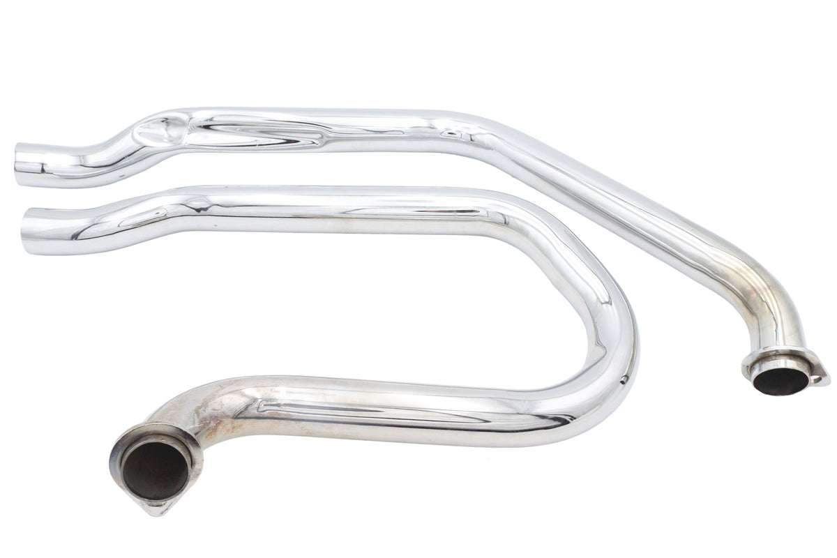 V-Twin 30-7075 Factory Sample Alphabet FX-FXE Chrome Exhaust Header Set