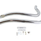 Wyatt Gatling 7944 chrome smooth radius exhaust pipe set, SKU 30-7944
