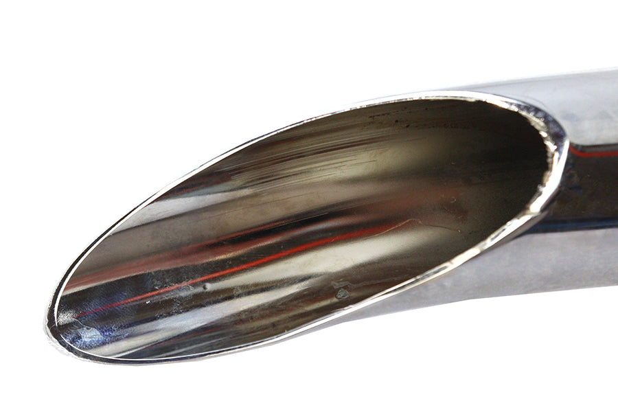 Wyatt Gatling 7944 chrome smooth radius exhaust pipe set for motorcycle, SKU 30-7944