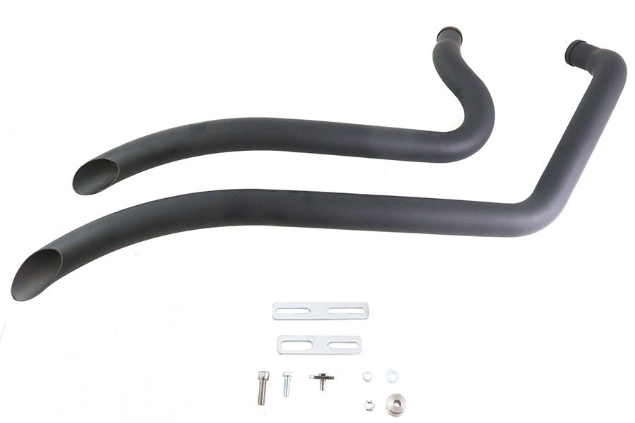 Wyatt Gatling 7945 black smooth radius exhaust pipe set