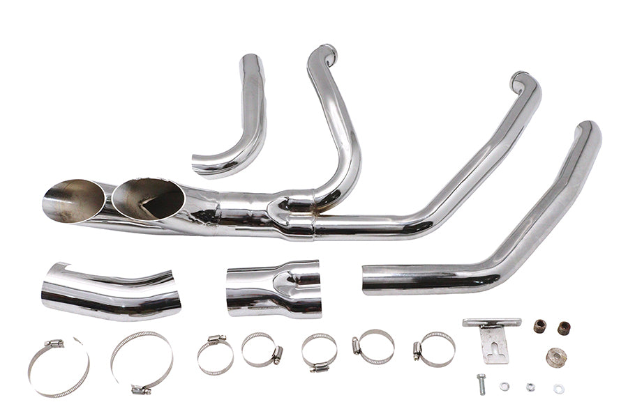 Wyatt Gatling 8092 Afterburner chrome exhaust system close-up