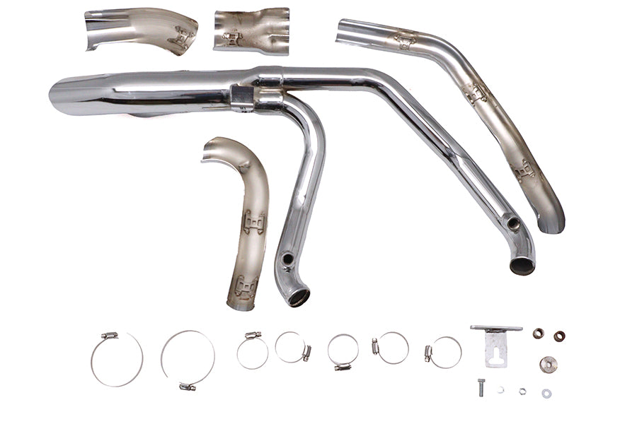 Wyatt Gatling 8092 Afterburner exhaust system in chrome finish