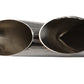 Wyatt Gatling 8092 Afterburner chrome exhaust system with polished finish and dual exhaust pipes