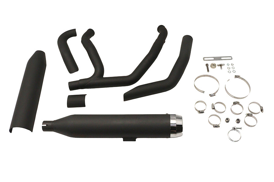 Wyatt Gatling 8106 Super Sport black exhaust system with sleek performance mufflers