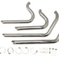 V-Twin Softail short shot drag pipe exhaust set in chrome, model 30-0961, shown in product image