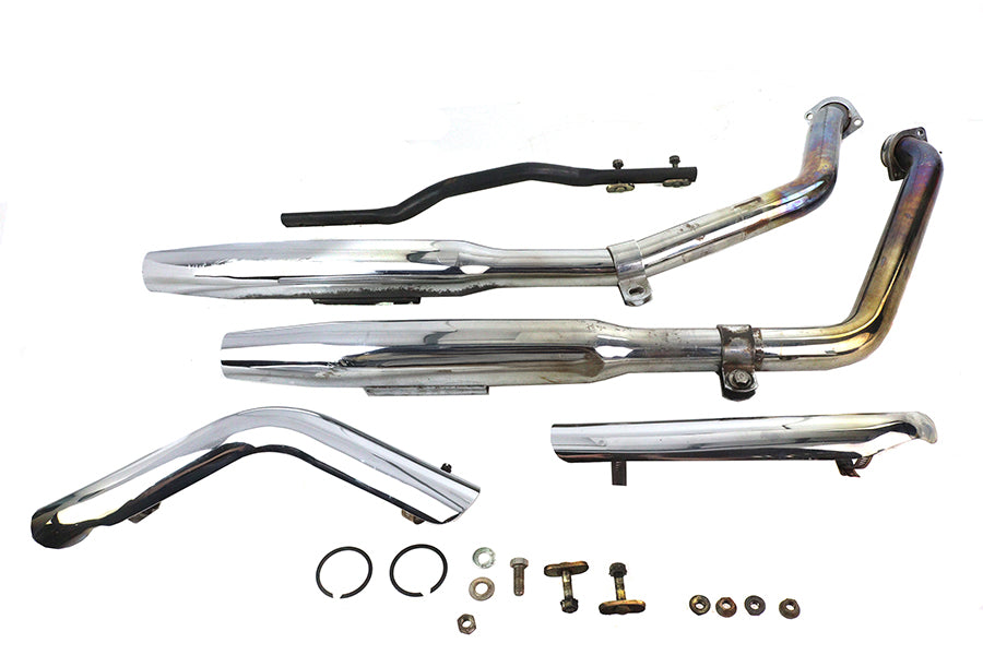 V-Twin FXR Muffler Pipe Set for Evolution motorcycle exhaust, 30-9010a.jpg