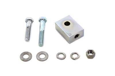 Bates Chrome Headlamp Mounting Block 31-0288 for Harley-Davidson FLST