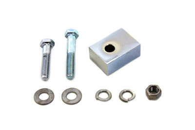 Bates Chrome Headlamp Mounting Block 31-0288 for Harley-Davidson FLST