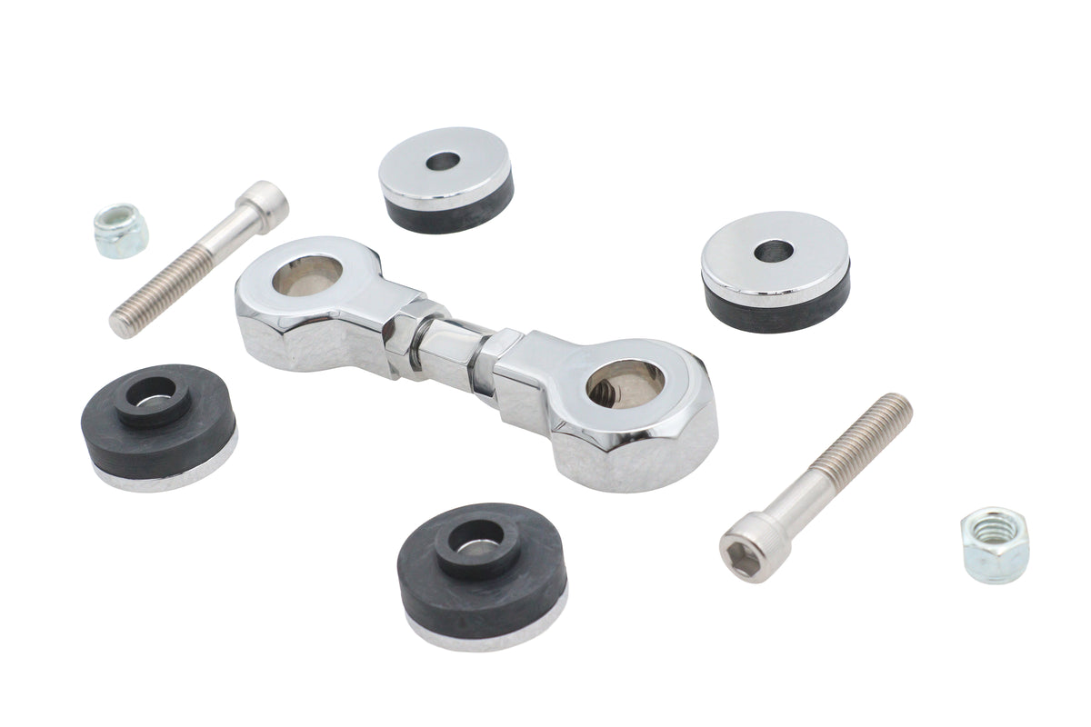 Wyatt Gatling chrome top engine mount stabilizer kit for Harley-Davidson FXD, 056248