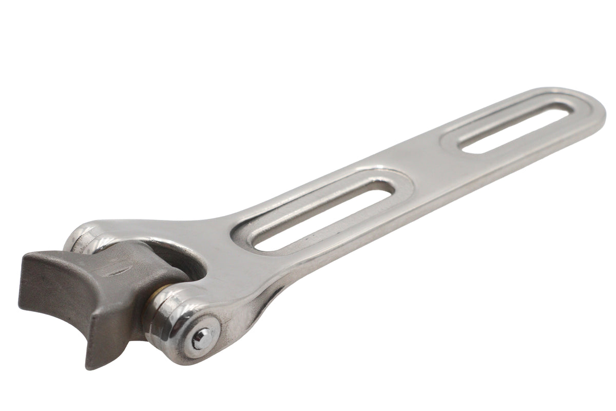 V-Twin 531061 Solo Seat Nose Hinge Assembly, Polished