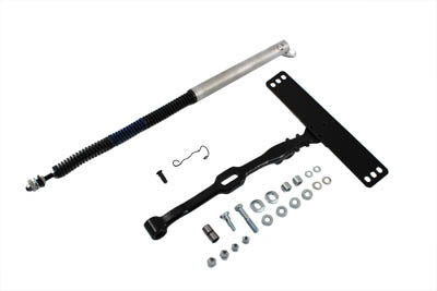 V-Twin cadmium replica seat post and T kit for 1965-1974 Harley-Davidson FL models