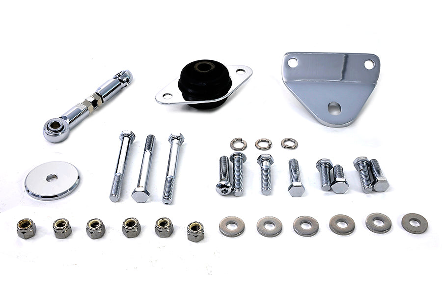 V-Twin 31-0625 chrome front engine mount assembly for motorcycle engine mounting
