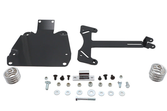 V-Twin FXD solo seat mount kit for motorcycle seat and saddlebag installation