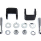 V-Twin 77134 solo seat shock mount bracket set for motorcycle seat and saddlebag installation
