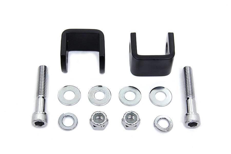 V-Twin 77134 solo seat shock mount bracket set for motorcycle seat and saddlebag installation