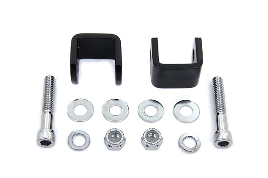 V-Twin 77134 solo seat shock mount bracket set for motorcycle seat and saddlebag installation