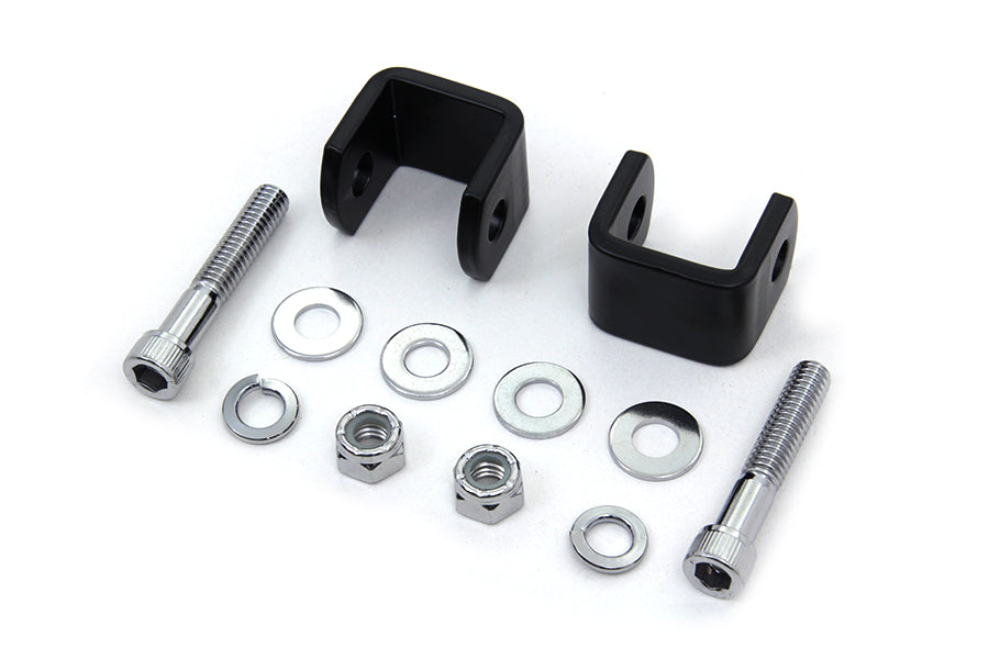 V-Twin 77134 Solo Seat Shock Mount Bracket Set for motorcycle seat and saddlebag installation