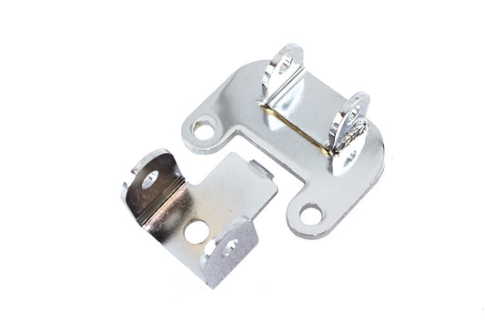 V-Twin chrome front solo seat bracket for motorcycle seat and saddlebag installation