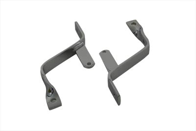 Paughco 539CA chrome bullet-style tail lamp bracket set for motorcycle lighting